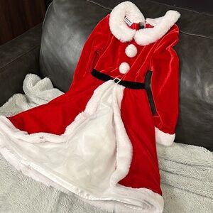 Blue Bird Red and White Formal Kids Dress